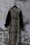 MUTEDANCE bilateral split printed cashmere dress MD22FW51